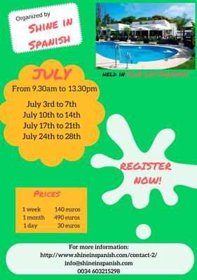 SPANISH SUMMER CAMP IN MARBELLA