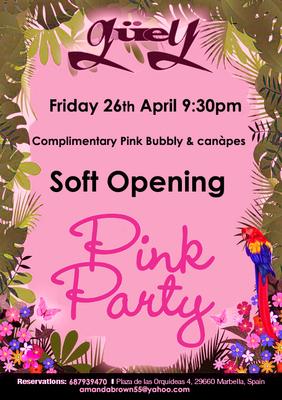 SUMMER OPENING PINK PARTY @ GUEY