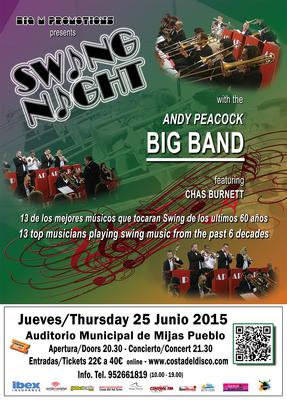 Swing Night with the Andy Peacock Big Band - June 25, 2015