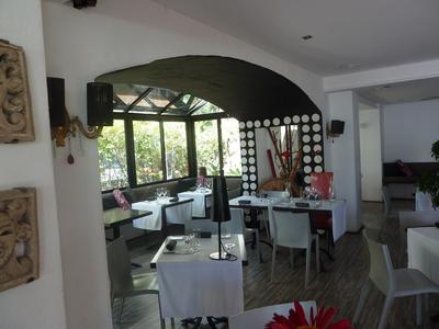 Part of the dining romm at Garums