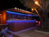 The bar area by night