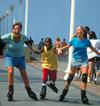 Rollerblading in Marbella