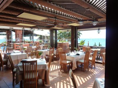 Part of the extensive dining room