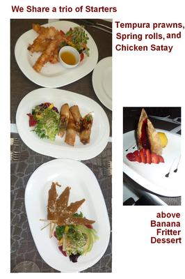 Starters and Dessert