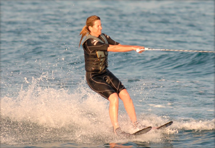 Water skiing in Marbella