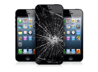 Repairing a cracked phone screen