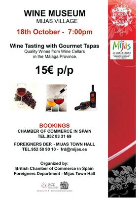 Wine Tasting event in Mijas