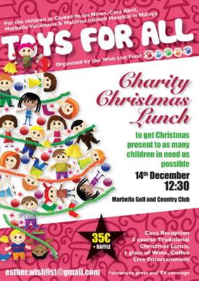 Wish List Christmas charity lunch