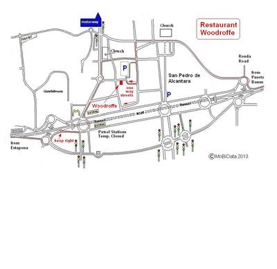 map to help you find Woodroffe's