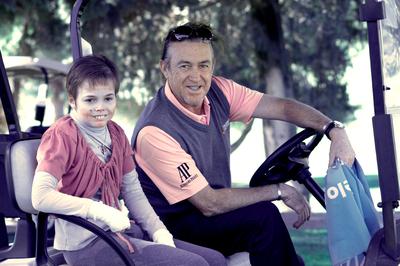 Miguel Angel Jimenez with Dunia in 2016