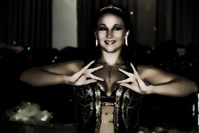 Caroline performing Bollywood 